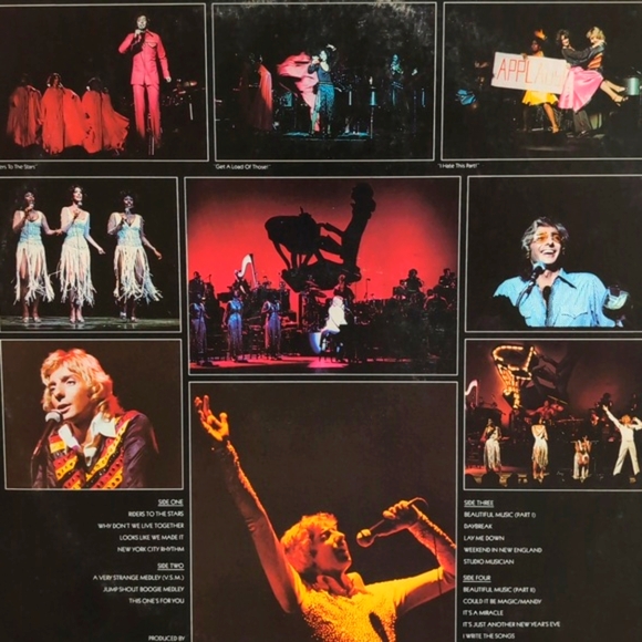 Vintage BARRY MANILOW Double LIVE Vinyl LP Record Album - Picture 2 of 14